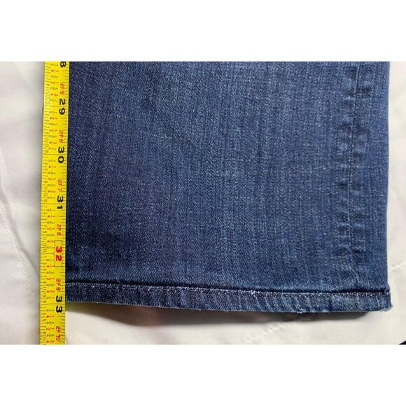 7 For All Mankind Jeans Mens 34 x 33 Austyn Straight Blue Medium Wash  Made USA - Picture 7 of 10